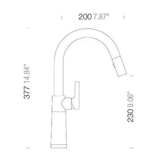 Кран білий латунний Schock SC-520 555120