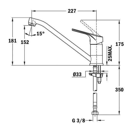 Змішувач Teka MTP 913 Onyx Tegranit