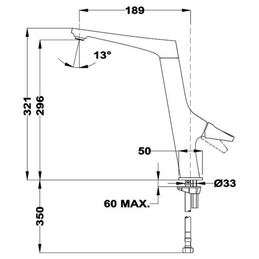 Змішувач Teka SN 915 Chrome