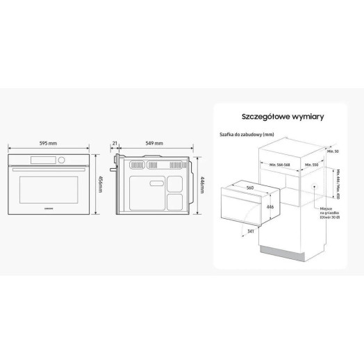 Мікрохвильова піч Samsung NQ5B4313GBW
