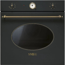 Електрична духовка Smeg Coloniale S-SF800AO Антрацитовий з вентилятором
