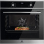 Електрична духовка Electrolux 700 SenseCook EOE5C71X Конвекційний термозонд Чорно-сталевий