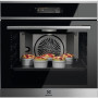 Electrolux 900 SteamPro EOA9S31CX Електрична парова духовка Конвекційний термозонд Пульт дистанційного керування Чорно-сталевий