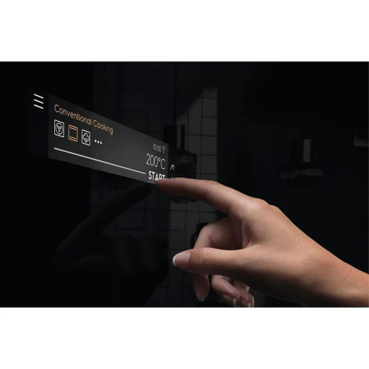 Electrolux 900 SteamPro EOA9S31CX Електрична парова духовка Конвекційний термозонд Пульт дистанційного керування Чорно-сталевий