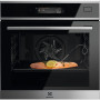 Electrolux 800 SteamBoost Електрична парова духовка EOB9S31WX Конвекційний термозонд Пульт дистанційного керування Чорно-сталевий