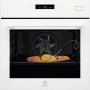 Електрична пароварка Electrolux 800 SteamBoost EOB7S31V Конвекційний термозонд білий
