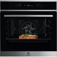 Електрична духовка Electrolux 700 SenseCook EOE7P31X Конвекційний термозонд Чорно-сталевий