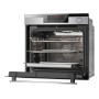 Електрична пароварка Amica ED57369XA+ X-Type Steam Convection Silver-black