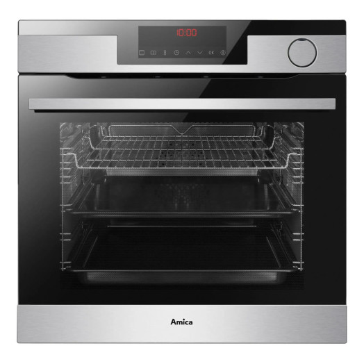 Електрична пароварка Amica ED57369XA+ X-Type Steam Convection Silver-black