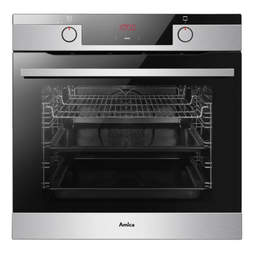 Електрична духовка Amica ED37219X X-Type Convection Silver-black