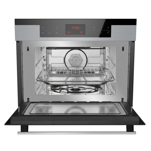 Духовка з мікрохвильовкою Amica AMMB44E2GCI X-Type Convection Silver-black