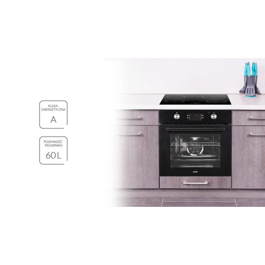 Духовка електрична MPM 64-BOM-23B Convection Silver-black