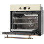 Духовка електрична Amica ED17319W Retro Convection Ivory