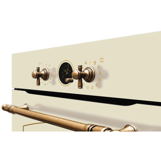 Духовка електрична Amica ED17319W Retro Convection Ivory