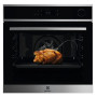 Electrolux 700 SteamCrisp Електрична пароварка EOC8P39WX Конвекційний термозонд Пульт дистанційного керування Сріблясто-чорний