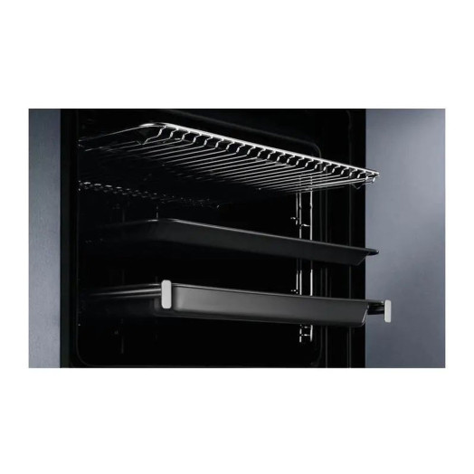 Electrolux 600 SteamBake EOD6P77WX Електрична парова духовка Конвекційний термозонд Пульт дистанційного керування сріблясто-чорний