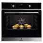 Electrolux 600 SteamBake EOD6C77WX Електрична парова духовка Конвекційний термозонд Пульт дистанційного керування Чорно-сталевий