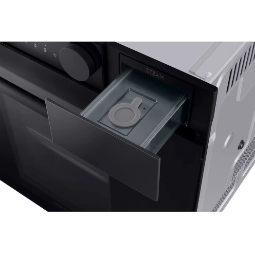 Пульт дистанційного керування Samsung Infinite Line NV75T8979RK Dual Cook, електрична парова духовка, конвекційний термозонд, чорний
