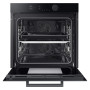 Пульт дистанційного керування Samsung Infinite Line NV75T8979RK Dual Cook, електрична парова духовка, конвекційний термозонд, чорний