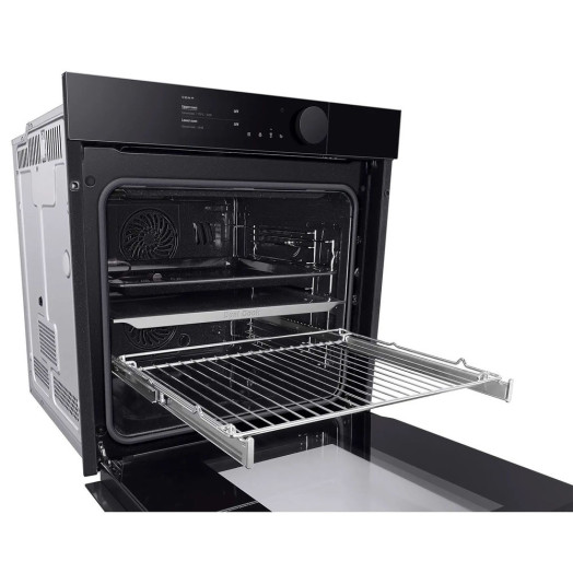 Пульт дистанційного керування Samsung Infinite Line NV75T8979RK Dual Cook, електрична парова духовка, конвекційний термозонд, чорний
