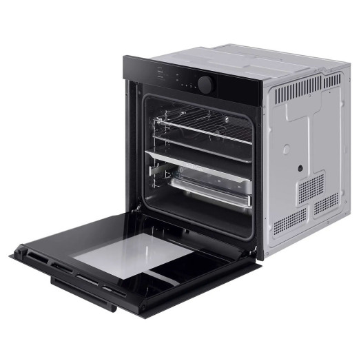 Пульт дистанційного керування Samsung Infinite Line NV75T8979RK Dual Cook, електрична парова духовка, конвекційний термозонд, чорний
