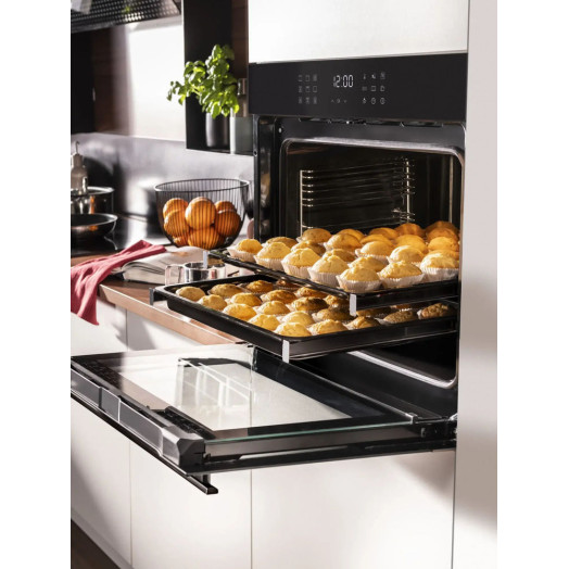 Електрична пароварка Amica ED975398BA+ X-Type Steam P Convection Thermoprobe Black
