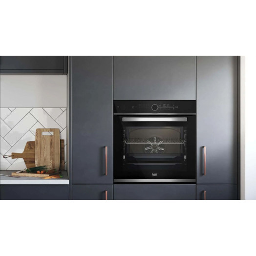 Електрична пароварка Beko BBIS13400XMSE bPro500 SteamAid Black