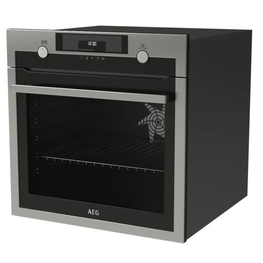 Духова шафа електрична AEG 7000 Sensecook BCE546360M Convection Thermometer Silver-black
