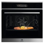 Electrolux 700 SteamCrisp Електрична пароварка EOC9P31WX Конвекційний термозонд Пульт дистанційного керування Чорно-сталевий