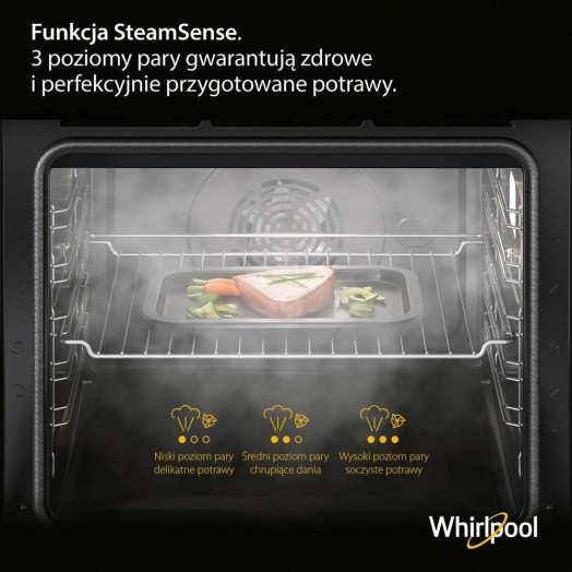 Електрична пароварка Whirlpool W6 OS4 4S2 H BL Convection Black