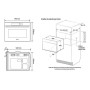Пульт для мікрохвильової печі Samsung NQ5B5763DBK AirFry Чорний