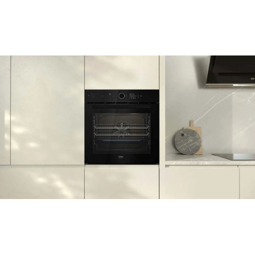 Beko BBIS17400BC bPro500 Пульт дистанційного керування для електричної парової духовки з конвекцією, чорний