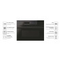 Електрична пароварка Haier I-Message Steam Series 6 HWO45NM6SXB1Q Convection Black
