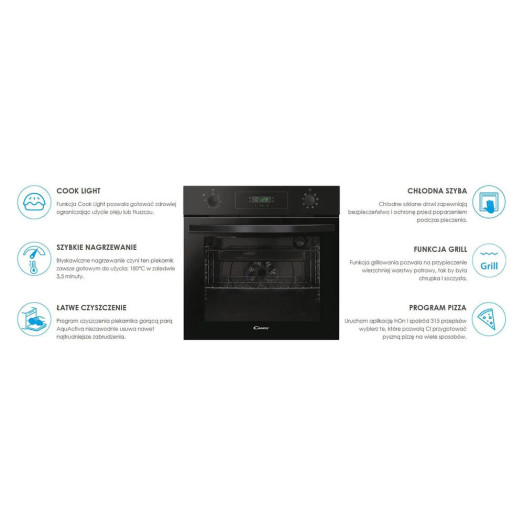 Духовка електрична Candy Idea FIDCP N615 L Convection Black