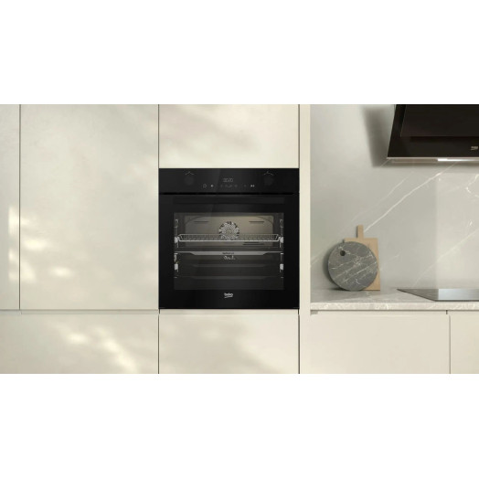 Електрична духовка Beko BBVM17400BCS bPro500 Split&Cook, конвекція чорна