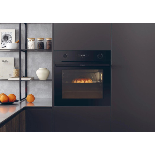 Електрична піч Haier HWO60SM2E01BE Convection AirFry Remote Control Black