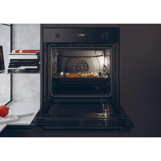 Електрична піч Haier HWO60SM2E01BE Convection AirFry Remote Control Black