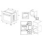 Beko BBIMM13400XMSWE bPro500 Пульт дистанційного керування для електричної духовки чорний