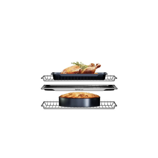 Електрична духовка Beko BBVM17400B bPro500 Split&Cook, конвекція чорна