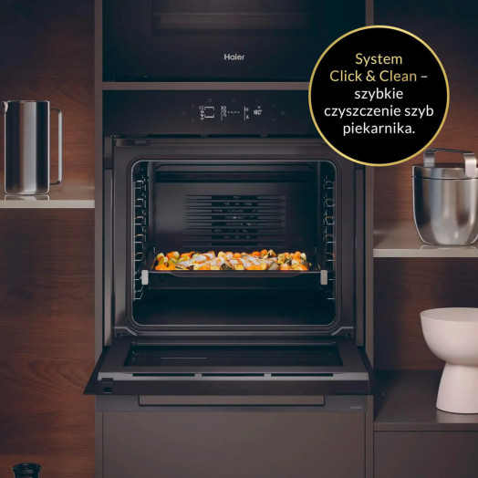 Електрична духовка Haier ID Series 4 H6 ID46G3YTB Конвекційний пульт дистанційного керування чорний