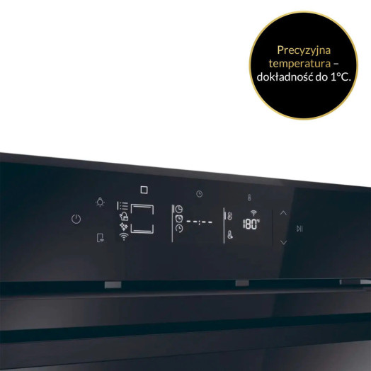 Електрична духовка Haier ID 4 Series H6 ID46G5YTB AirFry Термометр Дистанційне керування Чорний