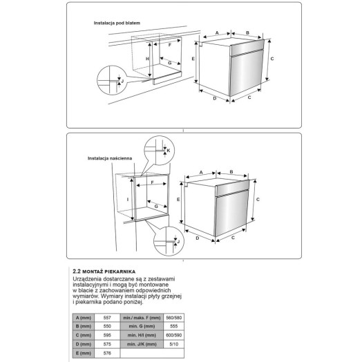 Електрична духовка Sharp KA-75L64BNH-EU Convection Black