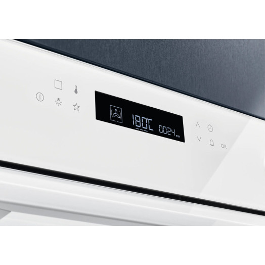 Електрична духовка Electrolux 700 SenseCook EOE7F31V Конвекційний термозонд білий