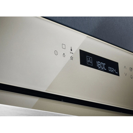 Електрична духовка Electrolux 700 SenseCook LOE7F31S Конвекційний термометр Срібне скло