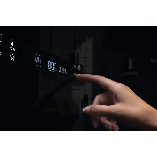Електрична духовка Electrolux 700 SenseCook LOE7F31S Конвекційний термометр Срібне скло