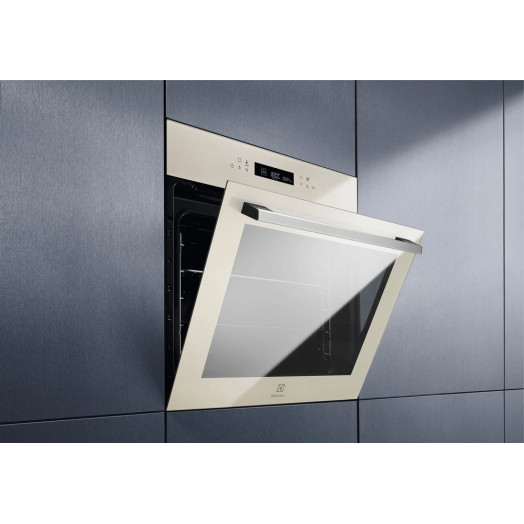Електрична духовка Electrolux 700 SenseCook LOE7F31S Конвекційний термометр Срібне скло