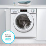 Пральна машина Candy Smart Inverter CBW 48TWME-S 8 кг 1400 об/хв