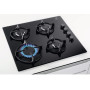 Газова варильна поверхня Electrolux 600 Gas on Glass EGG6407K 59см