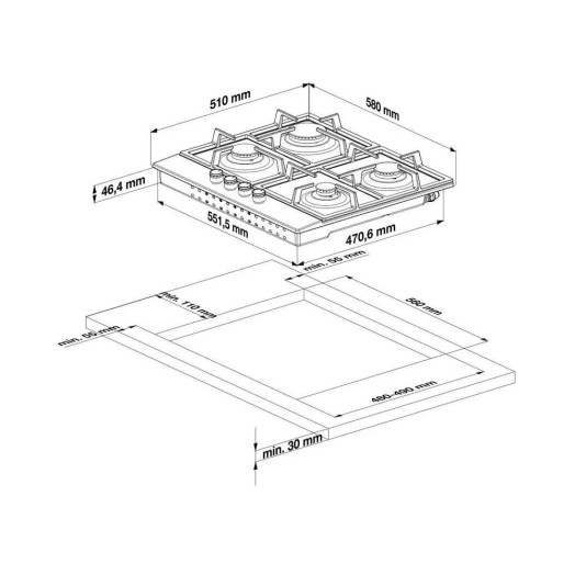 Газова плита Beko HILG64235S 60см