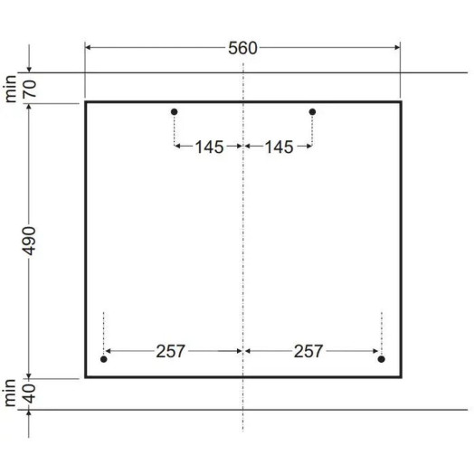Газова плита Amica PGA6110BPR 59см
